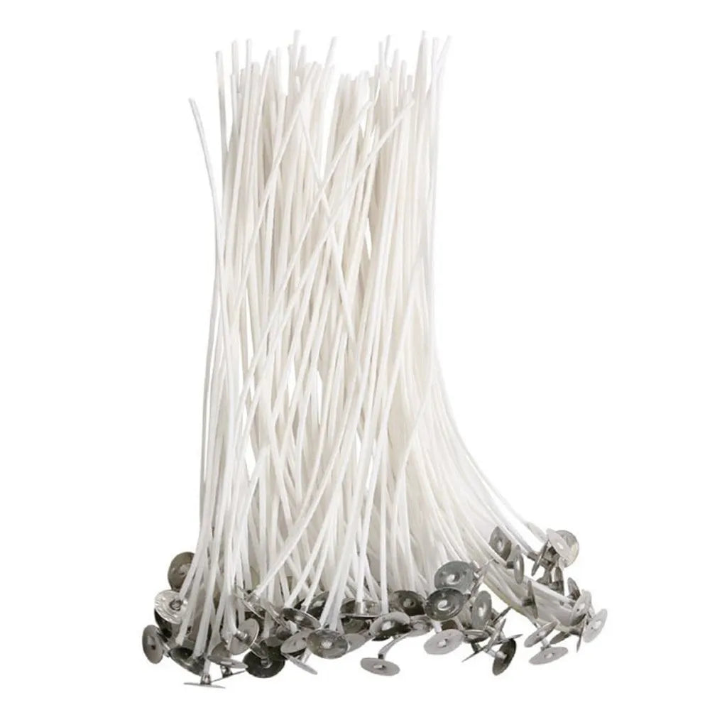 100pcs/pack Cotton Candle Wicks 2.5CM-35CM Smokeless Candle Making Wooden Wick for Candle DIY