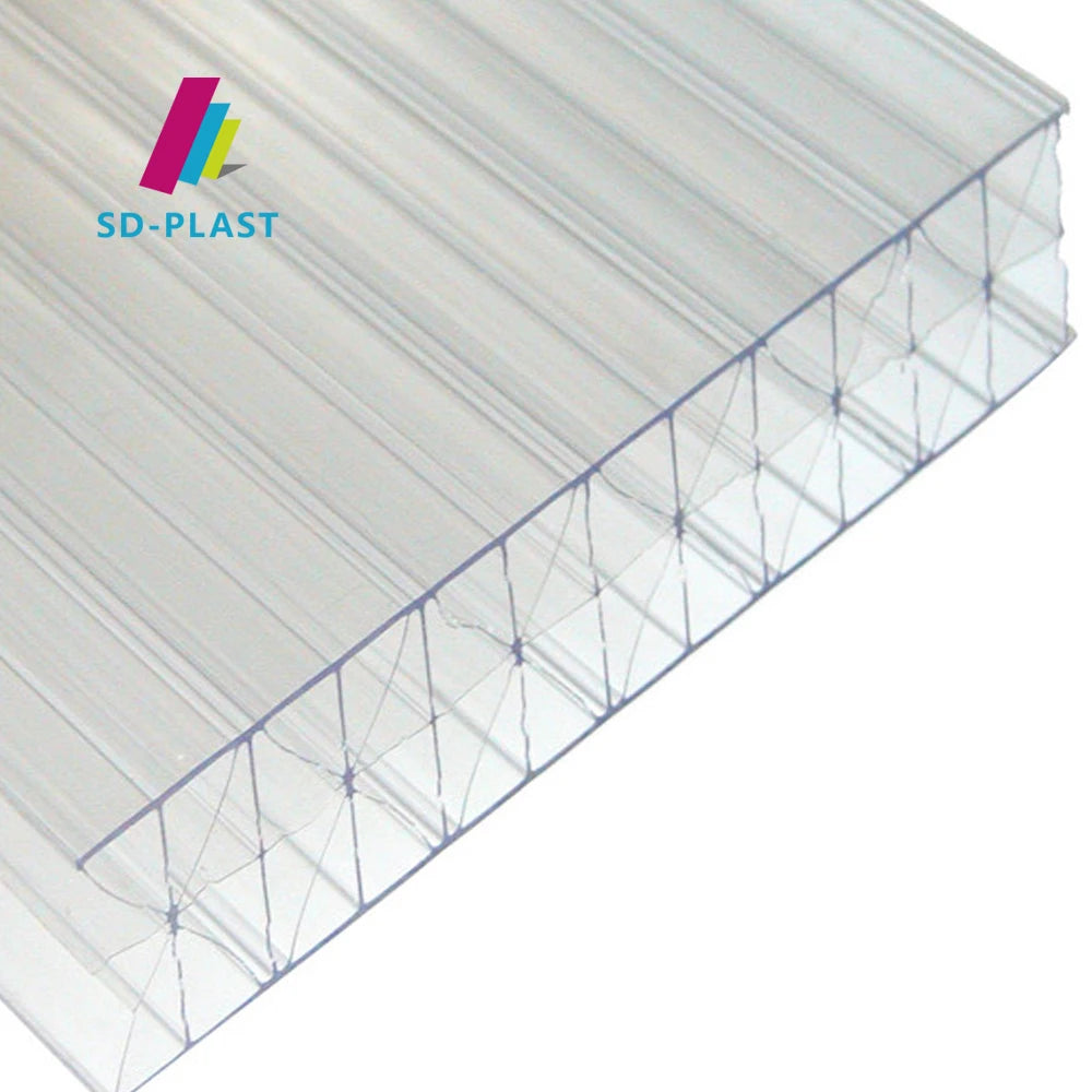 10 Years Guarantee SunDecor Quality Modern Eco-Friendly Anti-scratch Green Polycarbonate Sheet UV Protection 82% Light