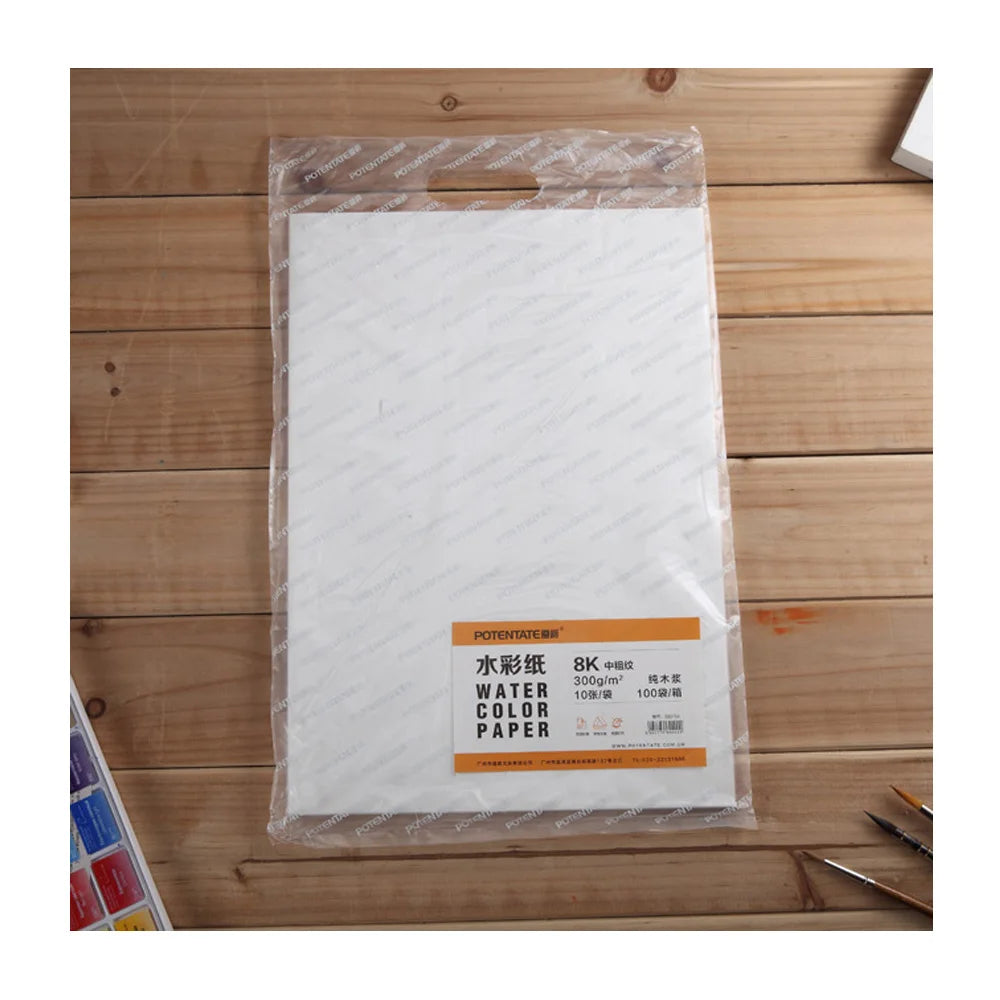 Potentate Artist Painting Drawing Watercolor Paper Pack Cold Press 300gsm 270x390mm