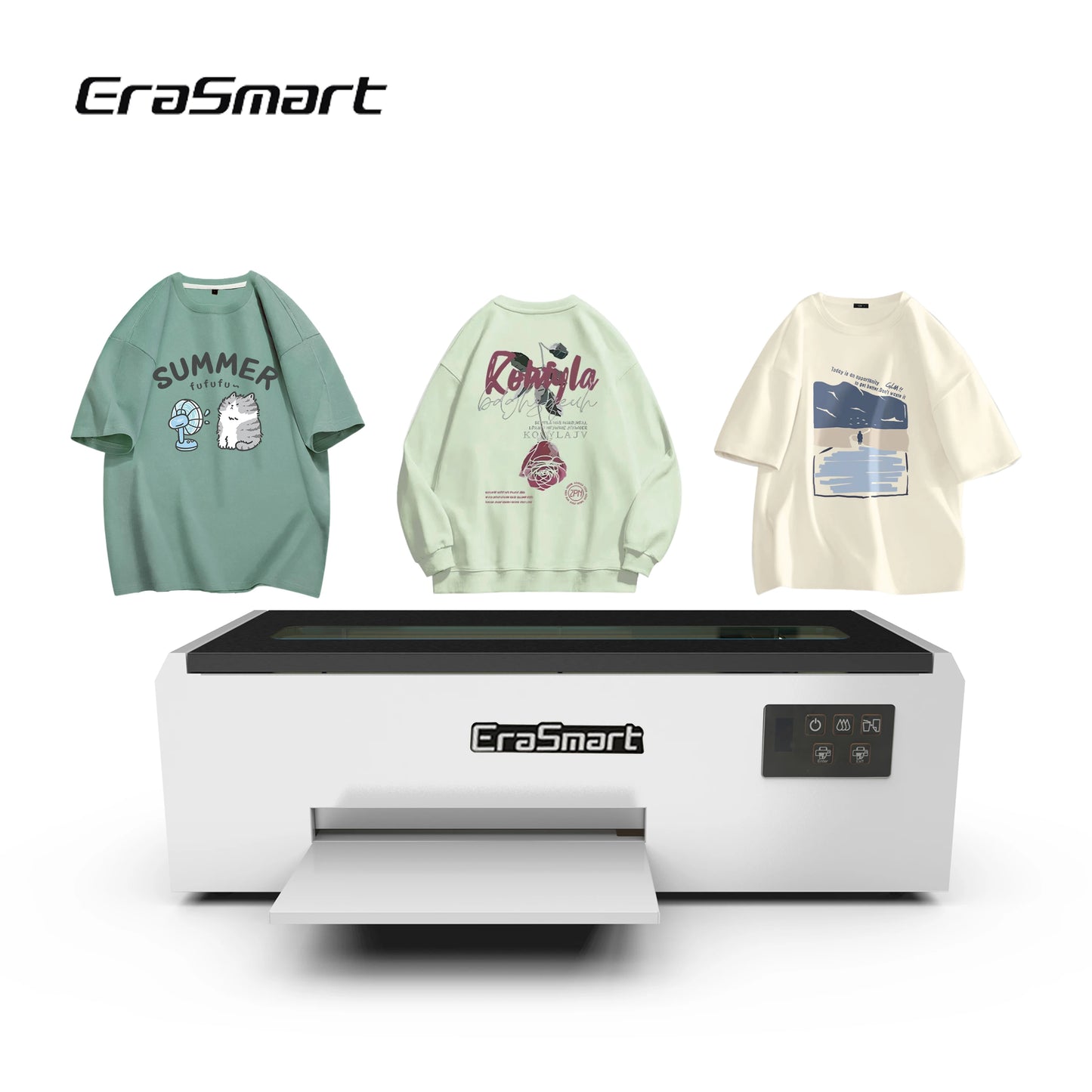EraSmart Free Shipping T Shirt Tshirt A4 Dtf Printer Printing Machine L805 Printer Dtf Machine for T-shirt Small Business Ide