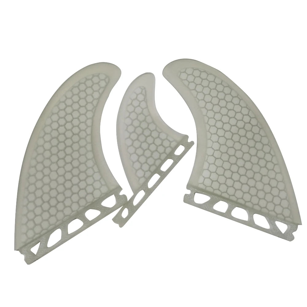 Wholesale Customized Honeycomb/Fiberglass Surfboard Fin T1 Size Tri Set Single Tab Fins