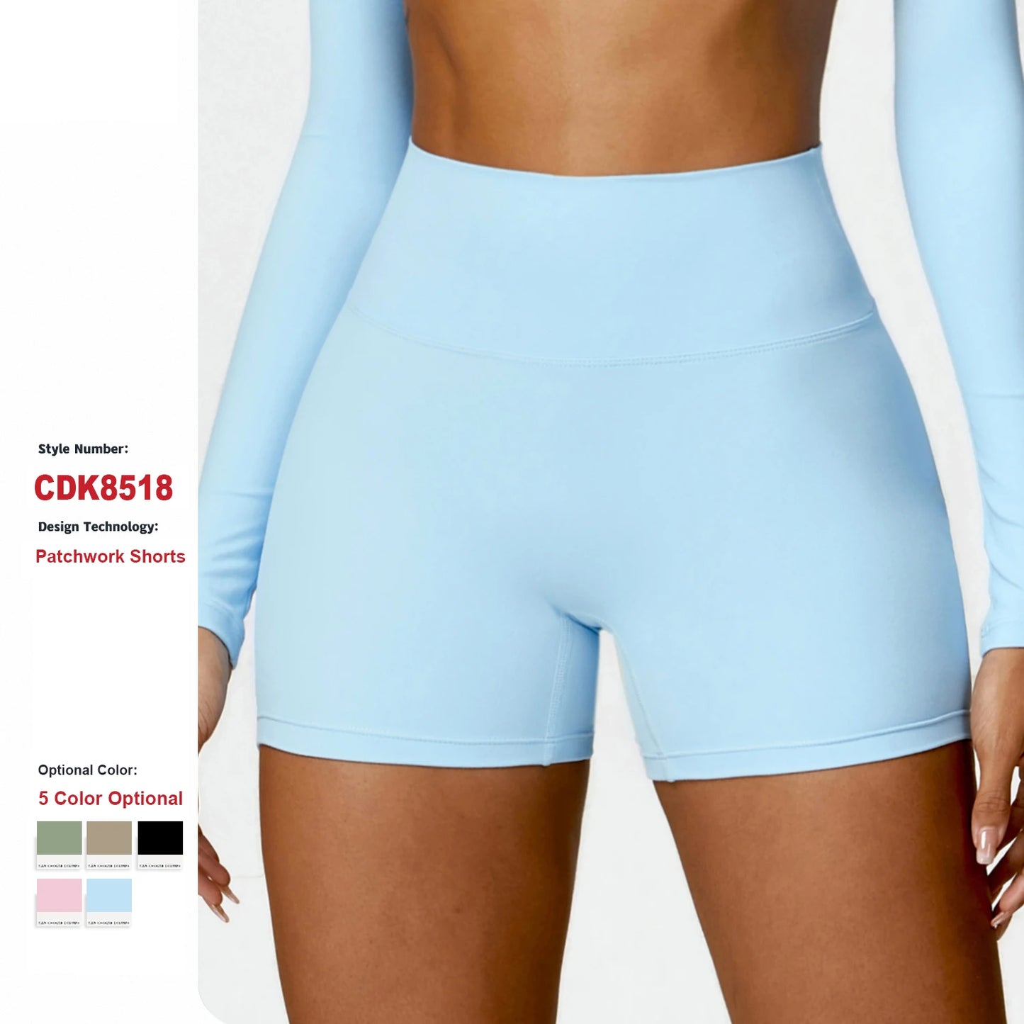 High Elasticity Workout Yoga Leggings Peach Hip Running Fitness Yoga Pants  High Waist Butt Lift Tight Sports Shorts for Wome