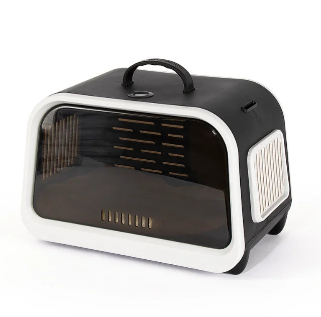 New Design 2 in 1 Large Space Cat Cage Carrier With Soft Handle Breathable Capsule Travel Shoulder Cat Carrier