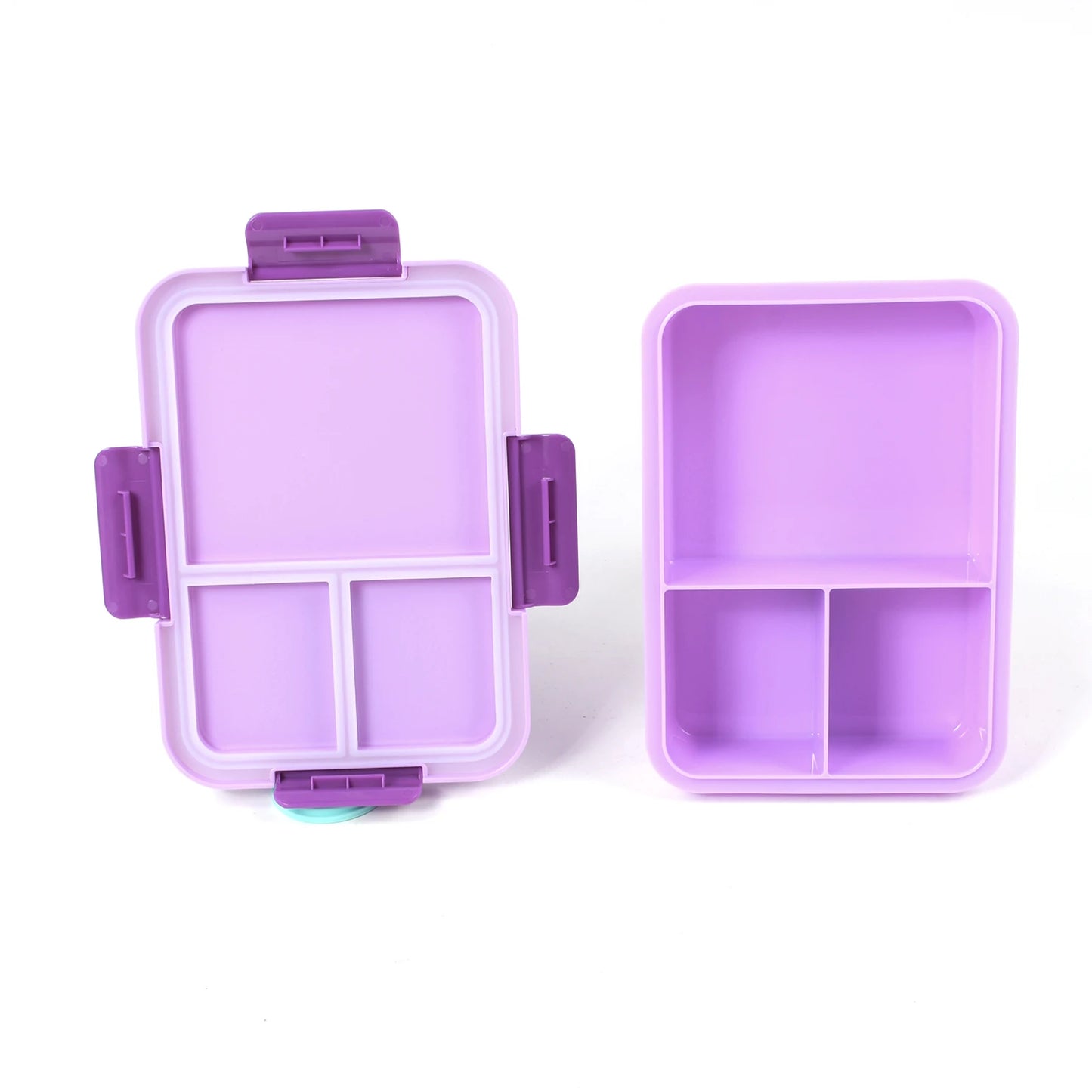 Aohea Plastic Food Grade Leak Proof Food Container Children Lunchbox Outside Microwave Loncheras Bento Lunch Box for Kids