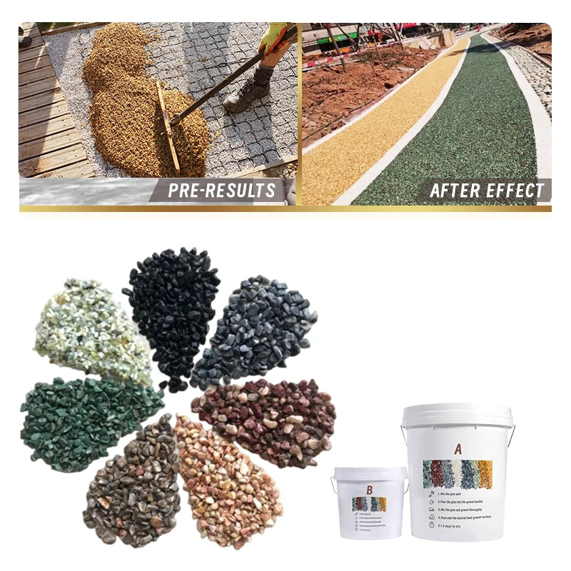 Modern Design Decorative Garden Gravel Stone Natural Colored Pea Gravel for Landscaping and Park Applications