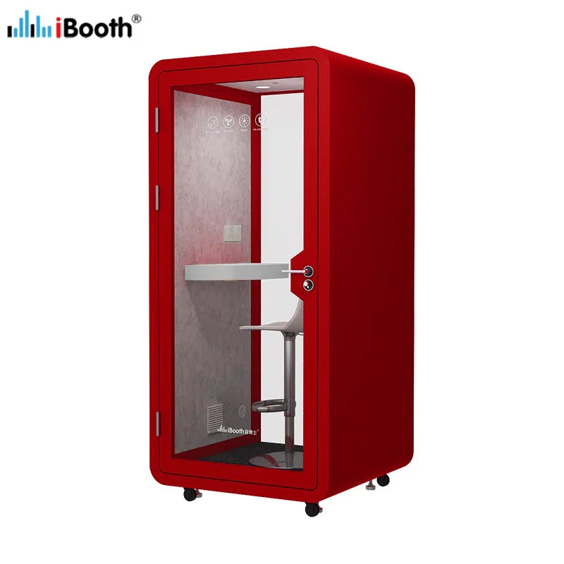 Single Person Acoustic Meeting Office Phone Call Pods