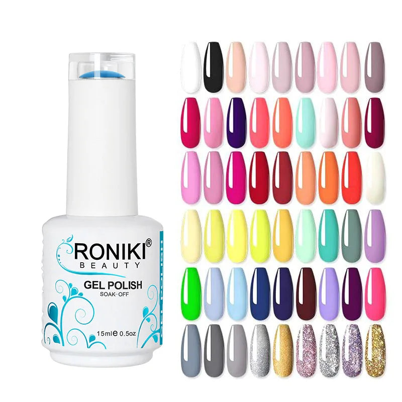 OEM Wholesale Odorless Professional Nail Suppliers UV Gel Private Label Soak Off Long Lasting Mixed Color Nail Gel Polish