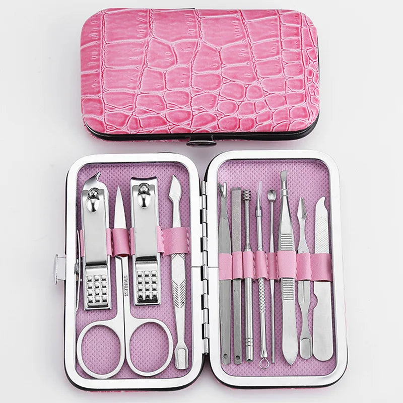 Wholesale Manicure Pedicure Kit Nail File Scissors Nail Care Tools Mini Nail Clipper Set