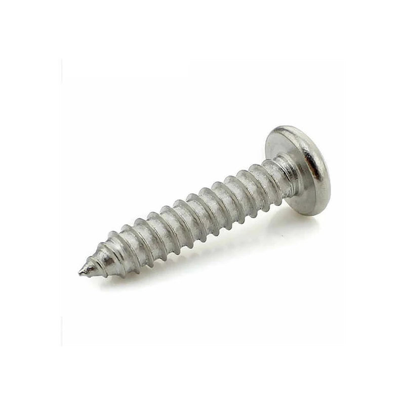 304 Stainless Steel M3-M8 Metric/Inch Round Pan Head Self Tapping Screws for Plastic ISO9001 Certified