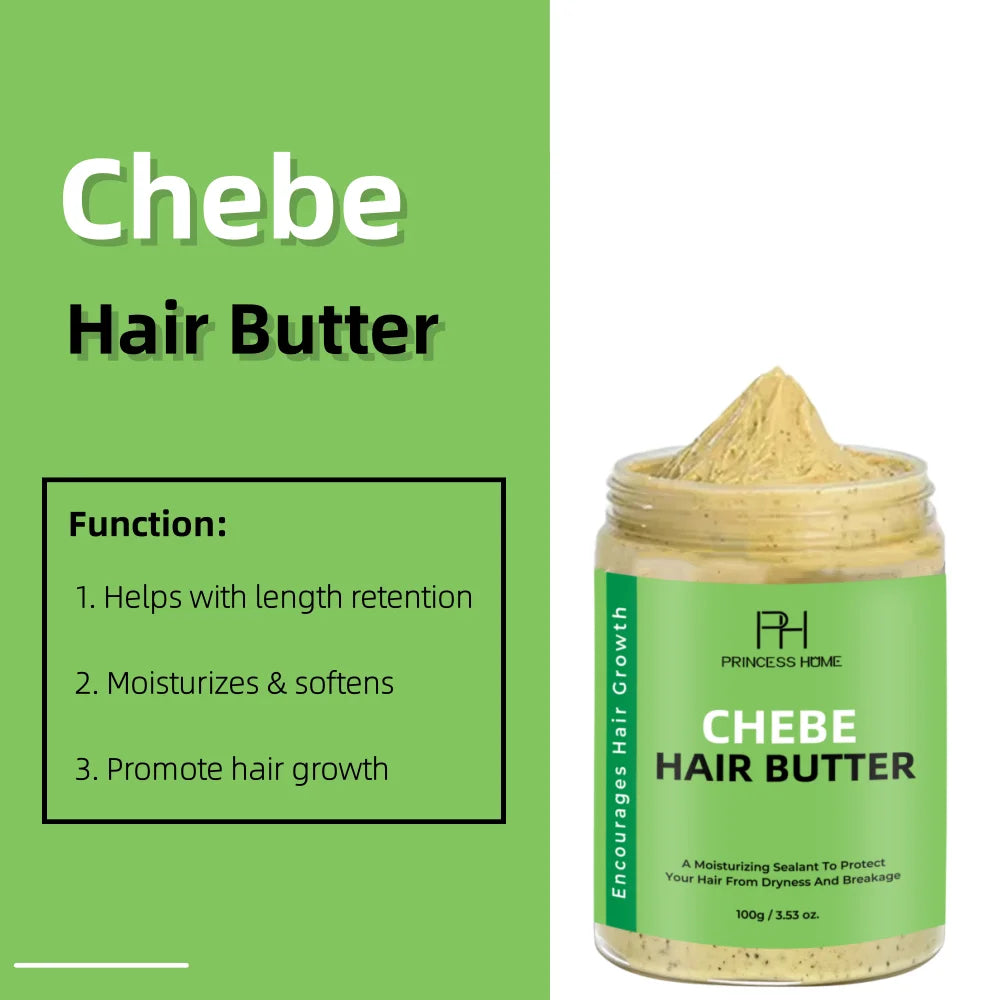100g Private Label 100% Natural Chebe Hair Butter Anti-hair Loss Butter Custom Chebe Powder Hair Growth Butter