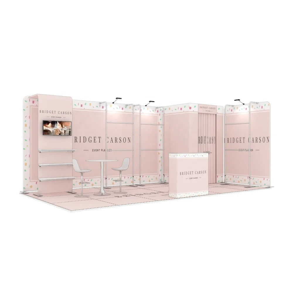 10X20 Advertising Exhibition Clothing Storage Shelf Hanging Rack Portable Trade Show Booth