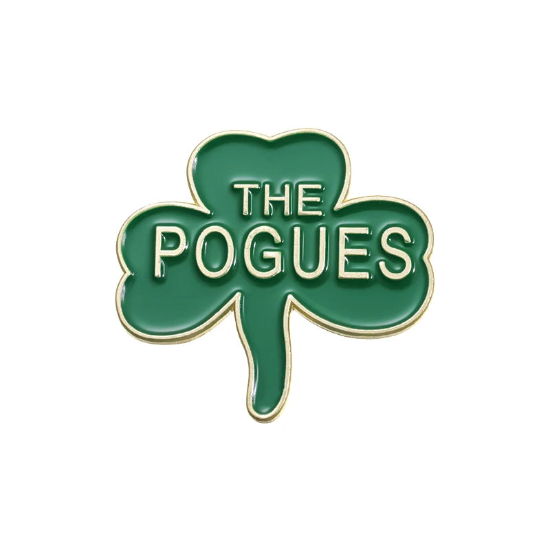 Punk Folk Band the Pogues Brooch Alloy Backpack Badge Clothing Accessories Music Peripheral Gifts