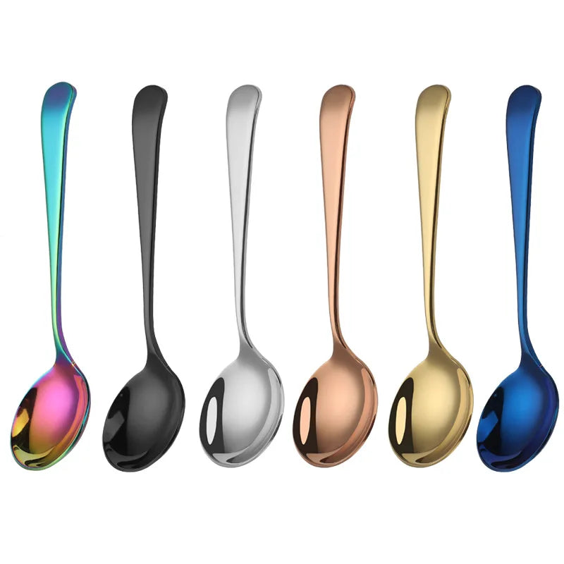 Creative Stainless Steel Flatware Set Essential Tableware for Tea Stirring Sugar Spoon Drink Shaker Spoon Tea Stir Bar