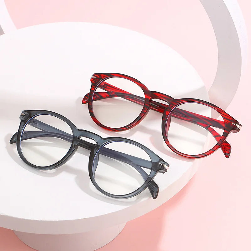 2024 New Fashion Small Frame Full Rim Round Frame Anti Blue Light Glasses for Women and Men Eyeglasses Frames