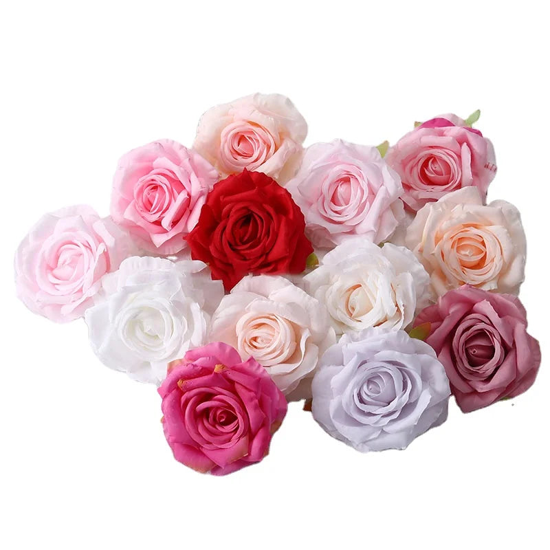 LFH083 Artificial Flower Star Moon Rose Head European Vintage Rose Wall Layout Background Decoration Wedding Flower Arrangeme