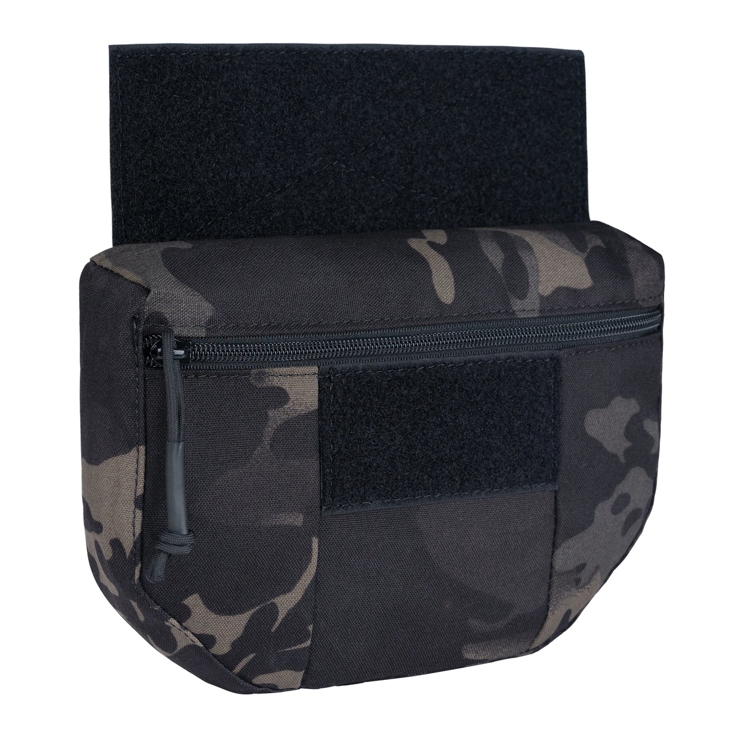IDOGEAR Hook and Loop Tactical Combat Sundries Pouch Camouflage 500D Nylon Drop Pouch for JPC CPC AVS Tactical Vest