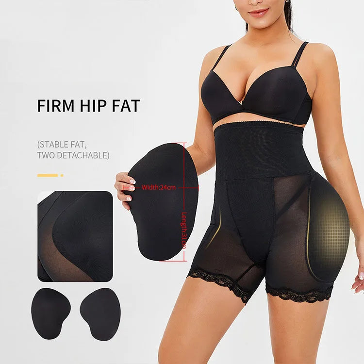 Wholesale Women High Waist Butt Lifter Control Panties Shapewear Padded Hip Enhancer Body Shaper Plus Size