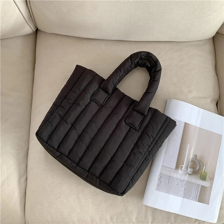 Custom Luxury Designer Fashion Handbags Hand Bags Ladies Nylon Shopping Tote Bag for Women