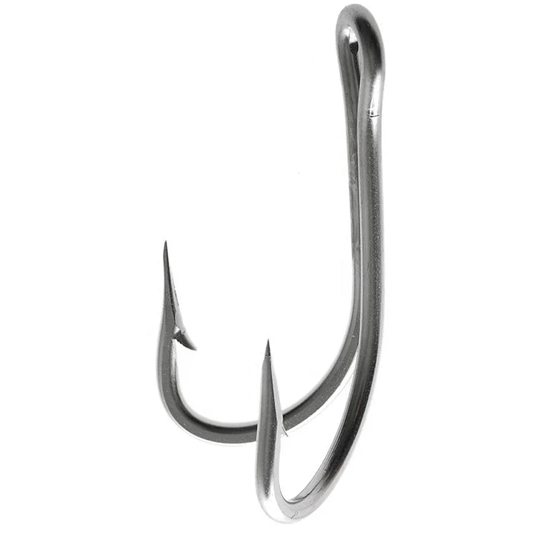 Hysun Hot Sale High Strength Stainless Steel Fishing Hooks Saltwater Fishing SS7897 18#-28# Frog Double Hooks