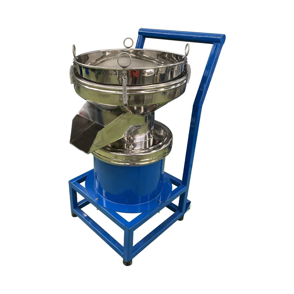 Cheap and Easy to Use Electric Sifter Single Layer Separation Sifter Mini Sieve Machine Torque with Simple Structure Wooden B