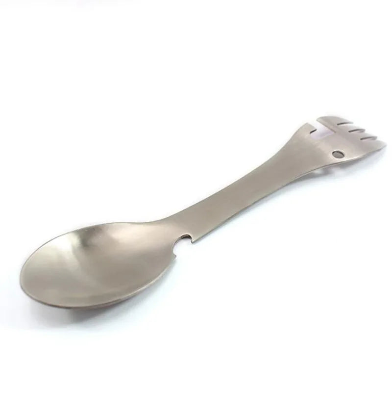 High Quality Silverware for Outdoor Camping Travel Camping Dinnerware Portable Utensils Flatware Set for Camping