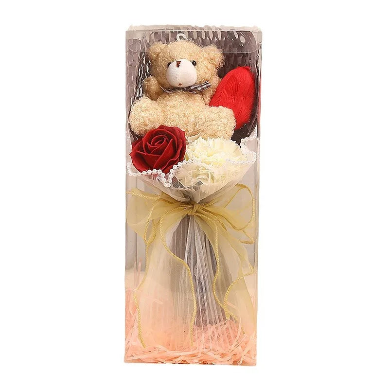 DREA Cute Bear Flower Bouquet Gift Boxes for Weddingvalentines Daymothers Day Gift 2026