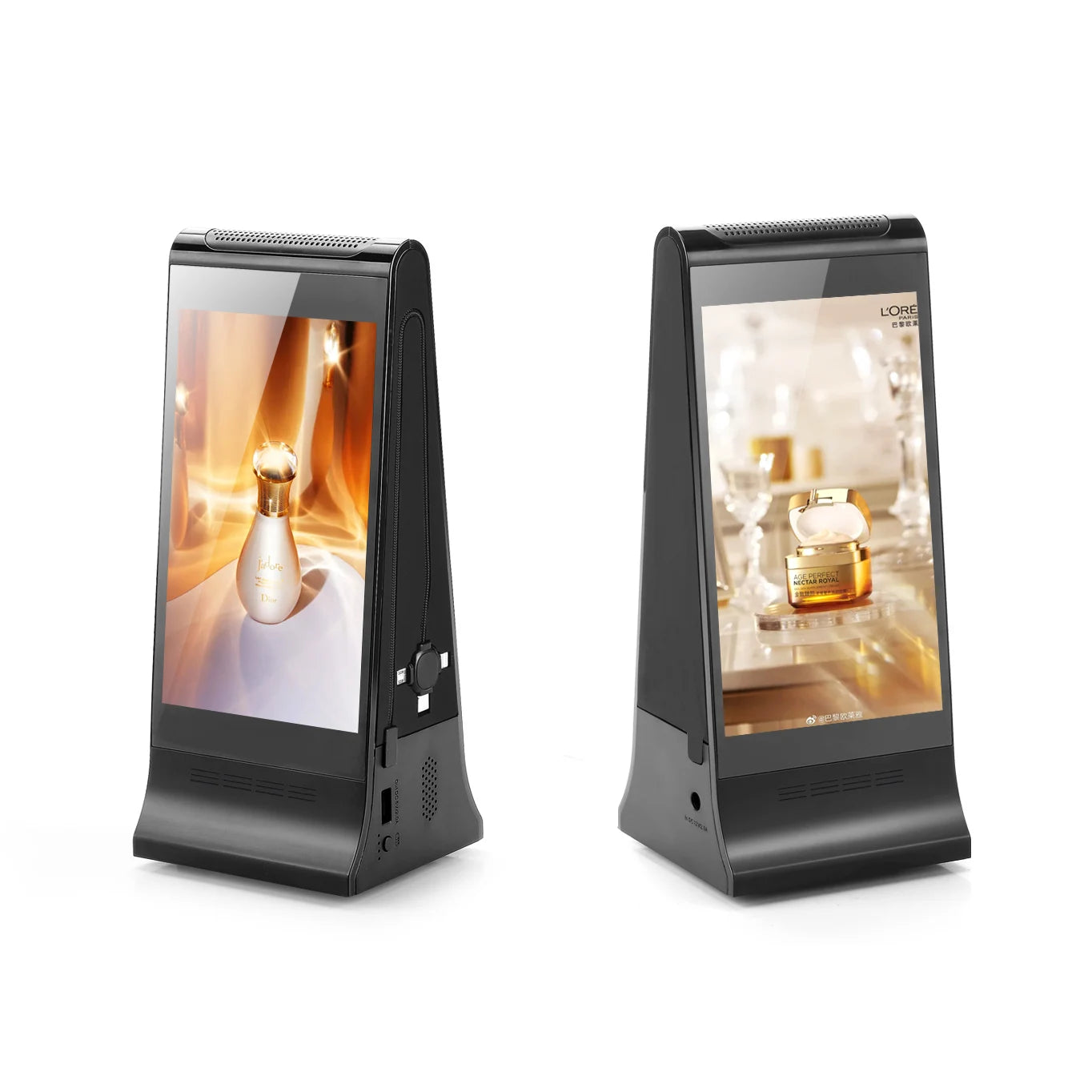 FYD-868 7 Inch Tabletop Small LCD Digital Signage  Advertising Menu  Display Player  Table Talker for restaurant bar
