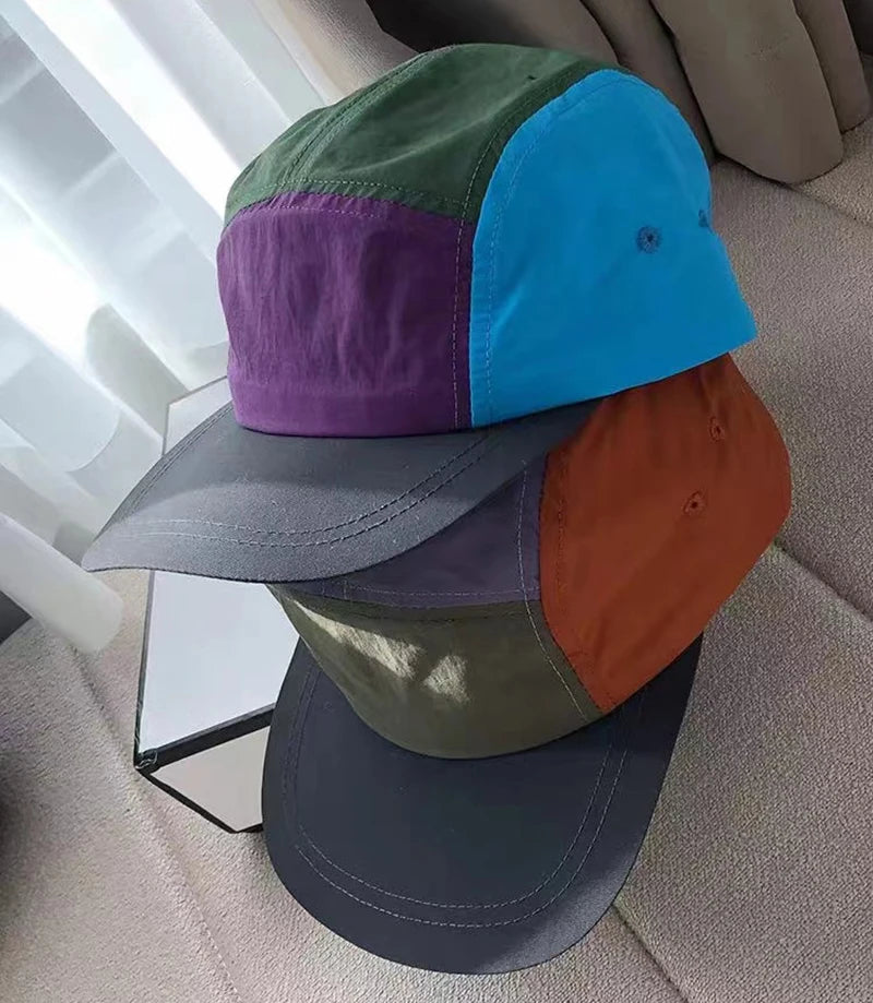 Hot Sale Custom Printing Logo Waterproof Camper Cap 100% Polyester Soft Street Style Fashionable Common Leisure Sport Hat Uni