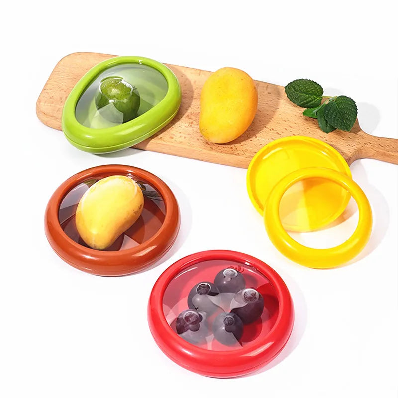 Silicone Fruit Vegetable Anti-Oxidation Storage Box Fruit Storage Containers for Fridge