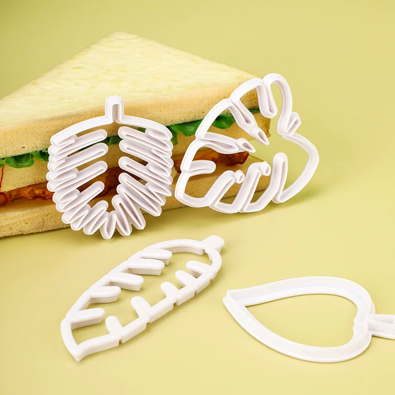 2024 Customized Tools for Biscuits Handmade Kitchen Baking Tools Cookie Cutter Mold for Cookies Tropical Leaf Shape Cutting M