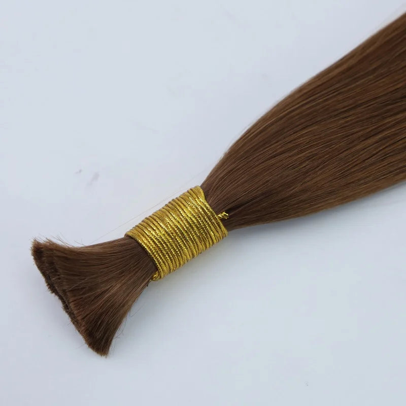 EMEDA Brazilian Double Drawn Hair Bulk for Women Wet and Wavy Human Hair Bulk for Braiding No Weft Braids Extensions