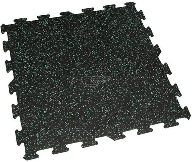 Wholesale High Density Gym Rubber Flooring Mat Indoor Rubber Floor Tiles Inter-locking Rubber Mat Floor
