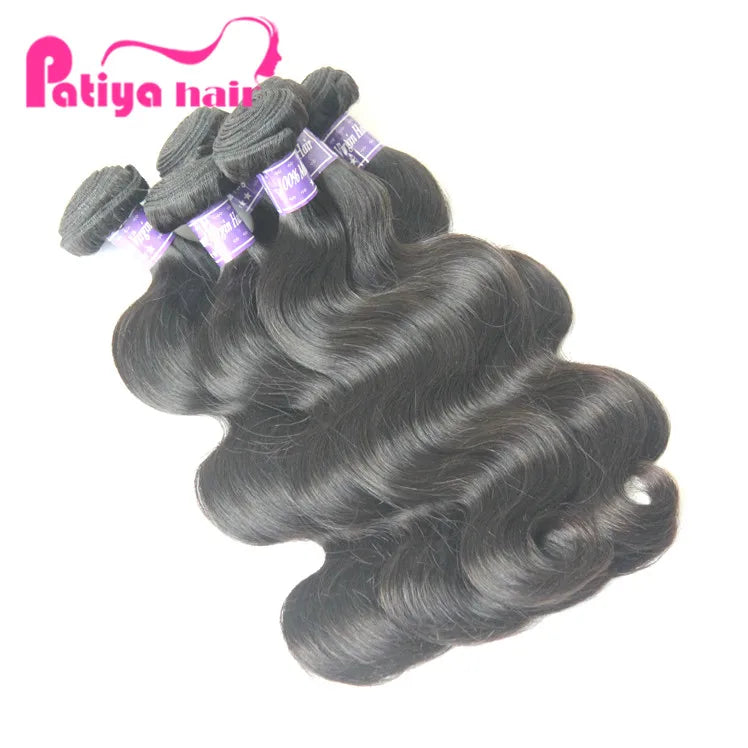 Cheap Hair Vendors About 100 Grams Human Hair Bundles Body Wave Natural Black Color Classy Signature Virgin Malaysian Remy Ha