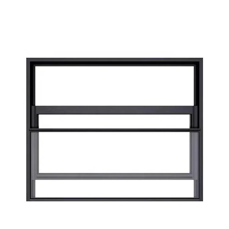 Others Windows Aluminum Double Vertical Sliding Window Lift-Up Automatic Electric Lifting Motorized Balcony Window