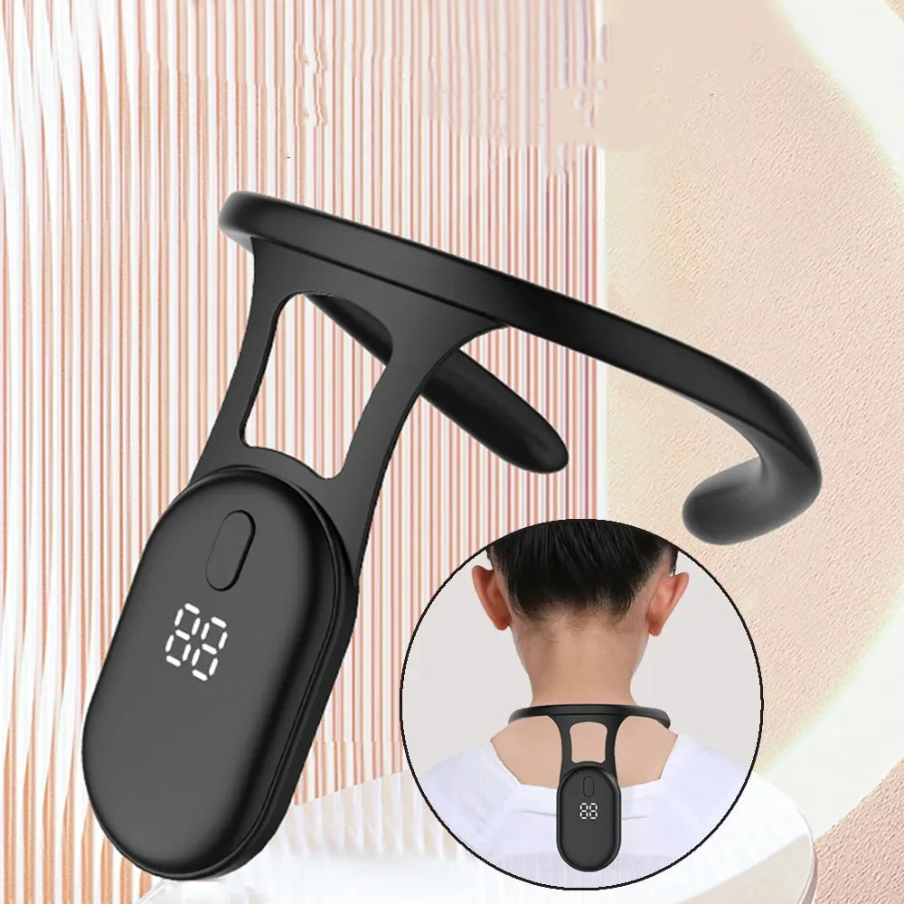 Smart Posture Corrector Miicro Vibration Posture Training Reminder Sensor Back Posture Neck Hump Corrector for Adult Kids