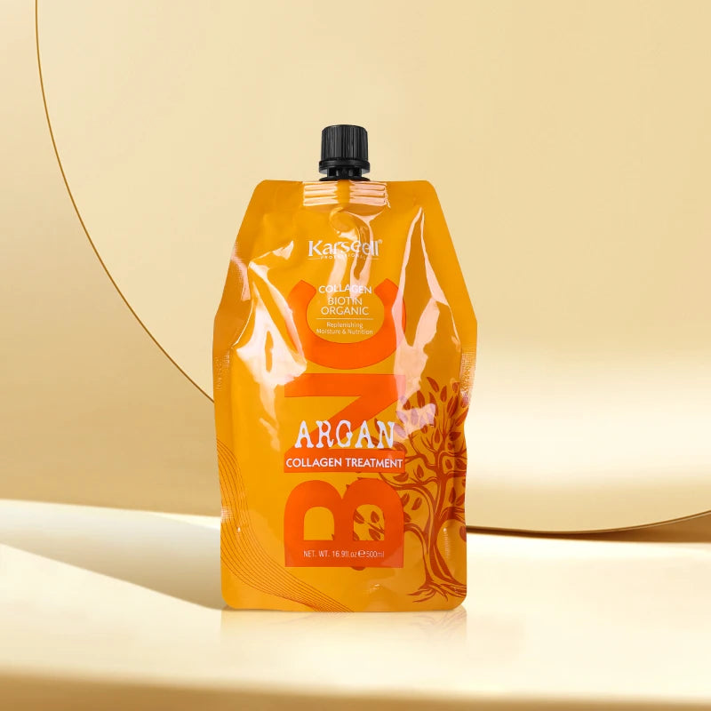 Karseell Custom Manufacturer Hair Treatment Collagen Hair Mask Biotin Organic Argan Oil Hair Mask Natural