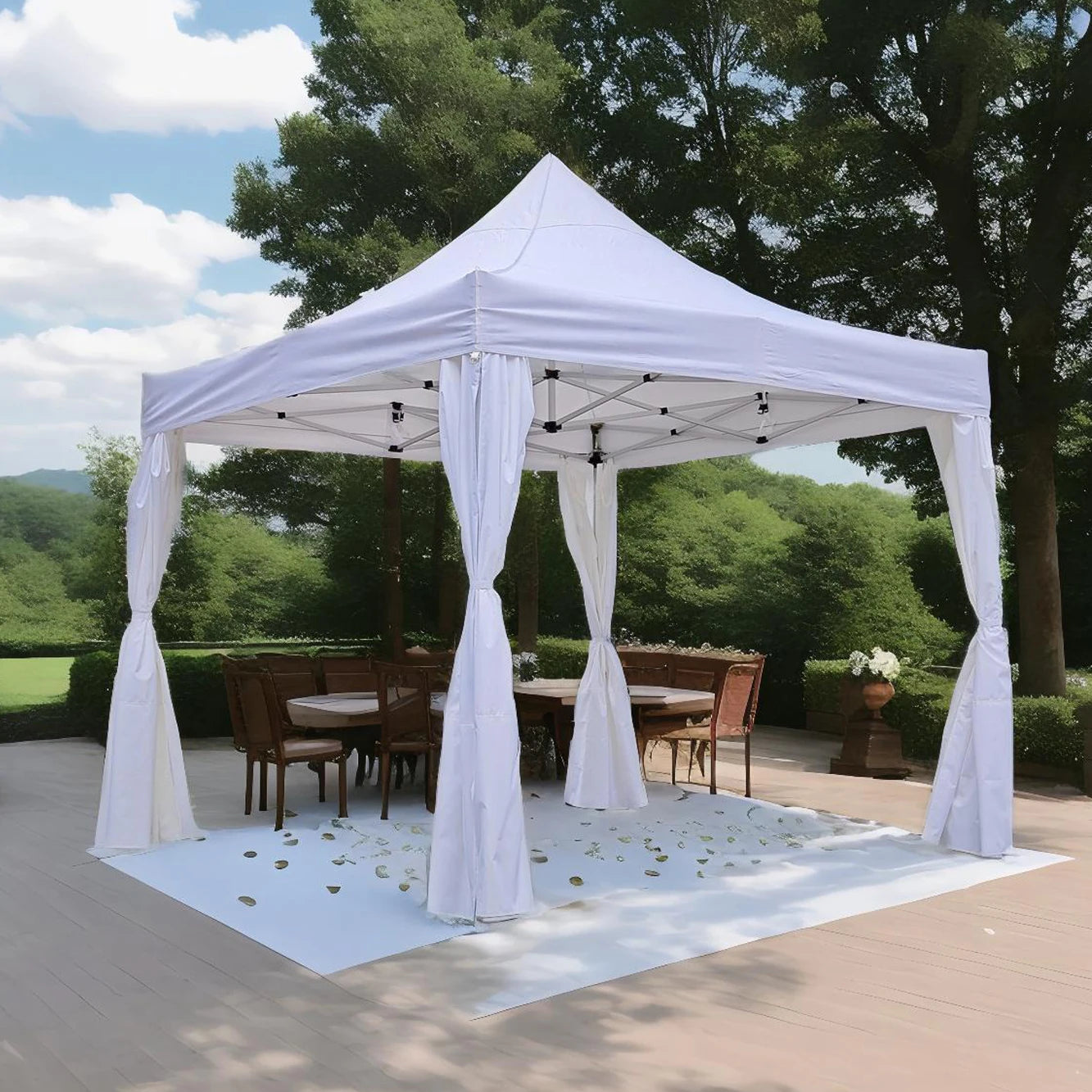 FEAMONT Party Tent clear 10x10 3x3 Aluminium Structure Waterproof Canopy Wedding Tent Pole and Peg Tents for Wedding