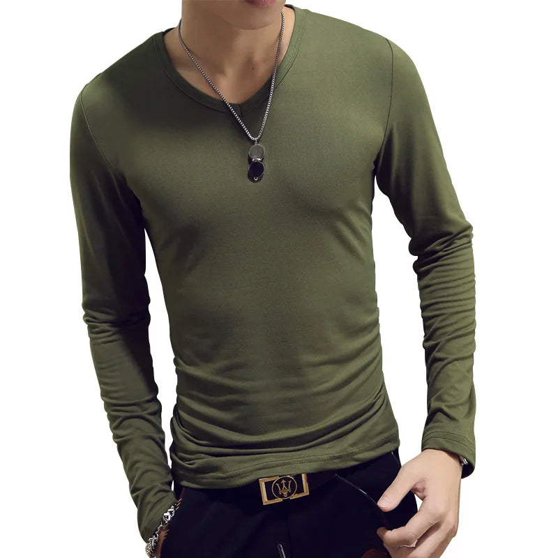 Quick Dry Sports Solid Wholesale Slim O-neck Long Sleeve Crew Neck Custom Logocheap Promotional Mensun protection T-shirt Top