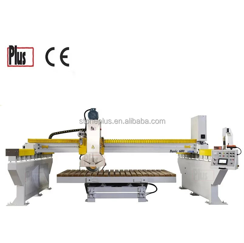 Basic600 Hot Sale Stone Bridge Saw Granite Machine Tile Cutter Automatic for Stone Slab Quartz Limestone Saw Disc Cut Machines