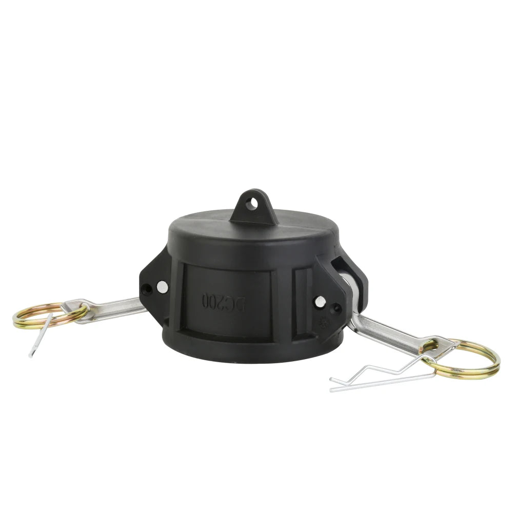 3/4~4 DC Plastic Adapter Fitting PP Camlock Type DC  Quick Coupling IBC Tank Container Pipe Fittings Camlock Hose End Cap