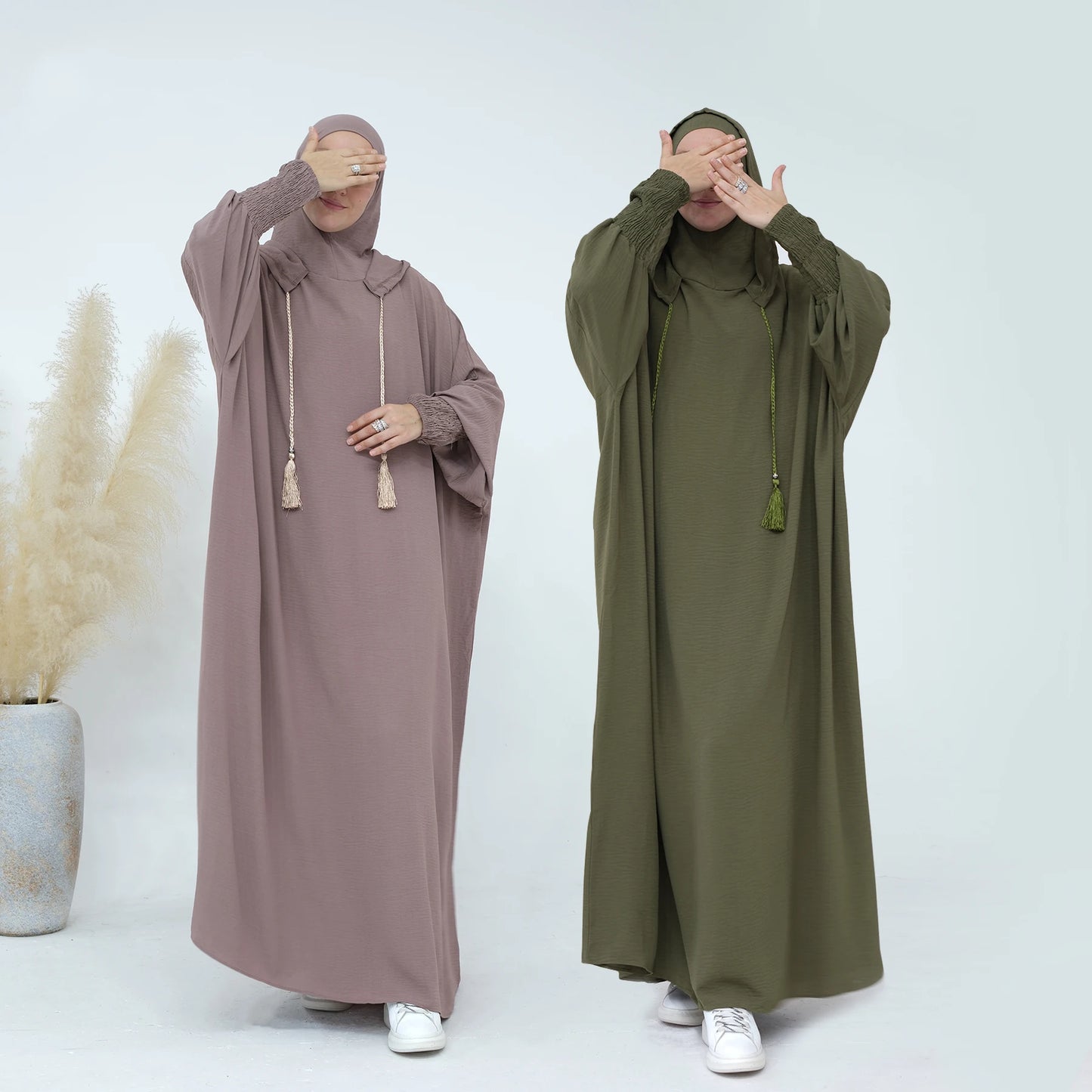 Hoodies Jilbab Islamic Modest Clothing Sports Plus Size Womens Dresses Ramadan Abaya Islamic Clothing With Undercap