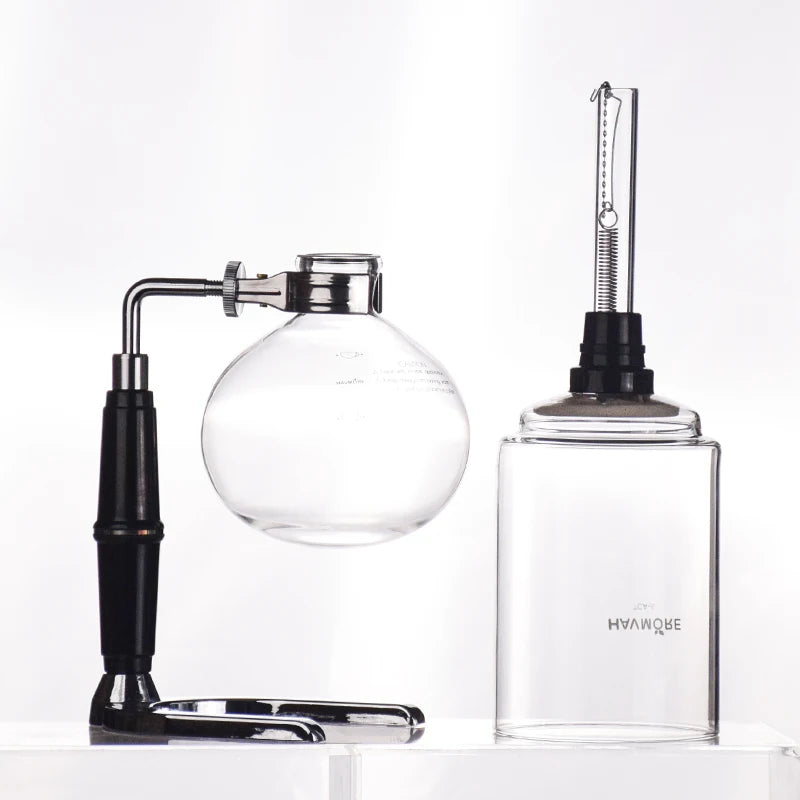 Factory Price 500ML Glass Siphon Pot Rose Gold Coffee Maker Machine for Wholesale