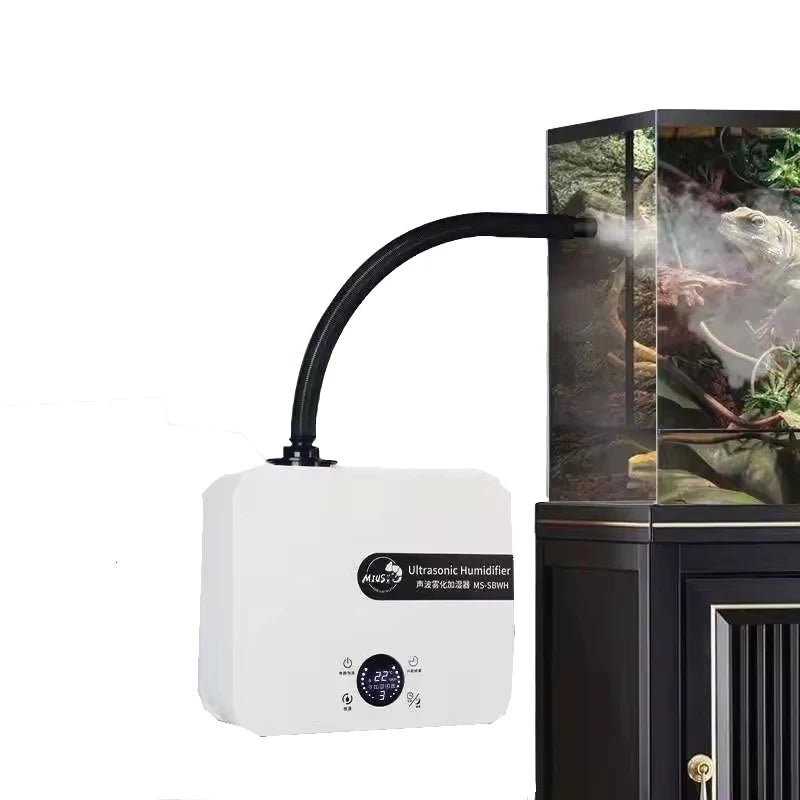 2.5L OEM Amphibian Reptile Humidifier Misting Fogger with Extension Tube for Reptile Pet