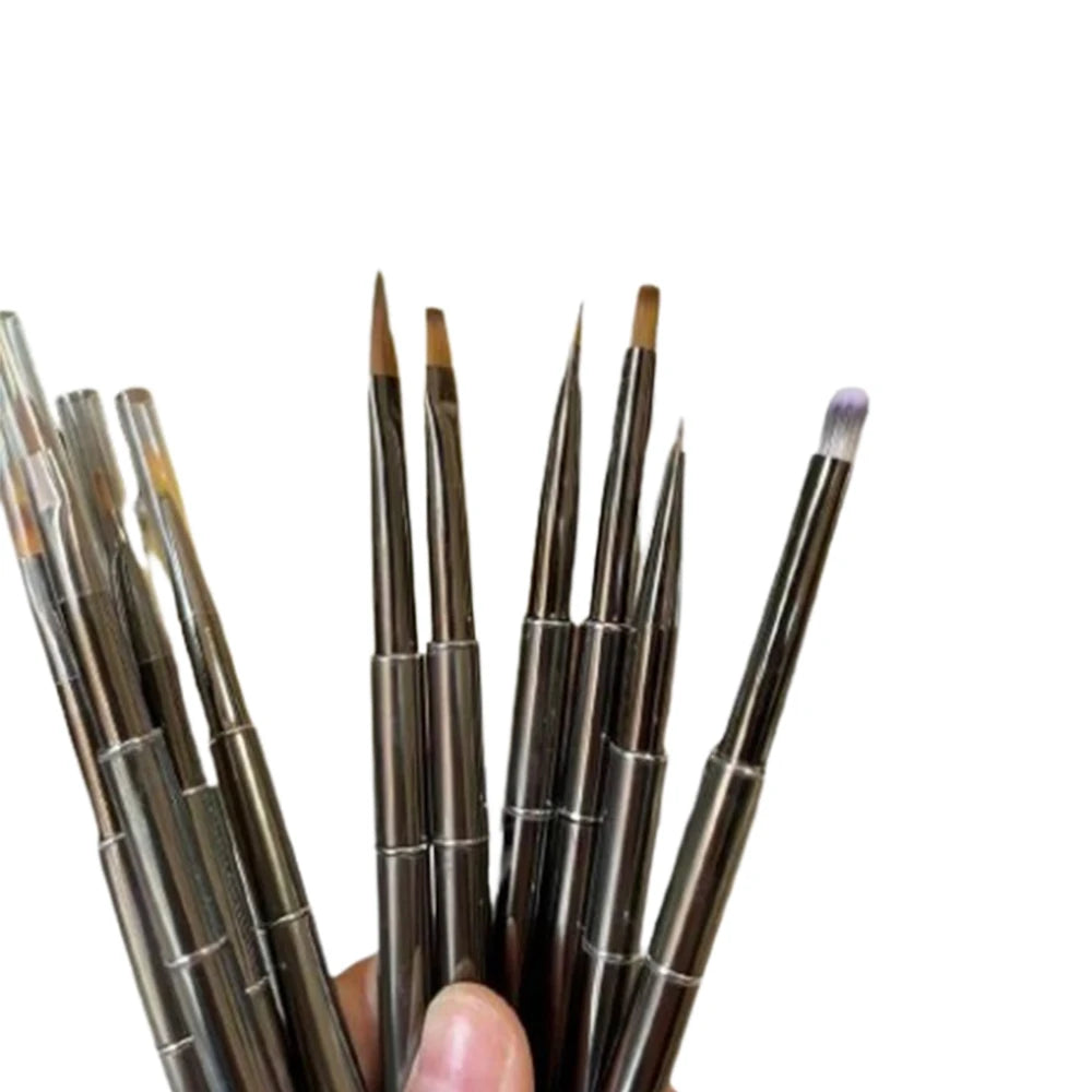 Professional Acrylic Nail Art Brush Set DIY Manicure Salon Extension Gel Liner Nail Brush