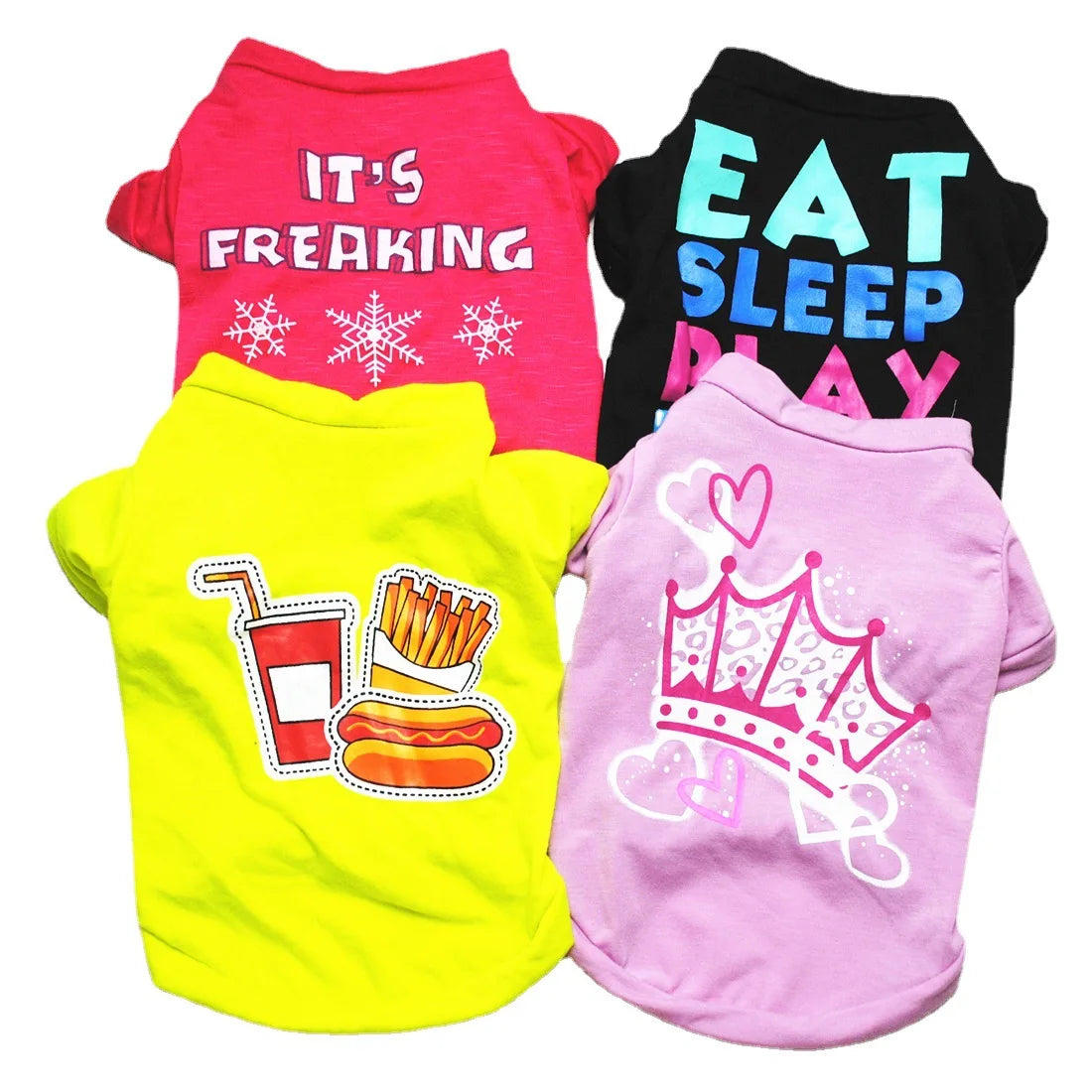 Breathable and Comfortable Dog Clothes Wholesale Summer T-shirts for Dogs