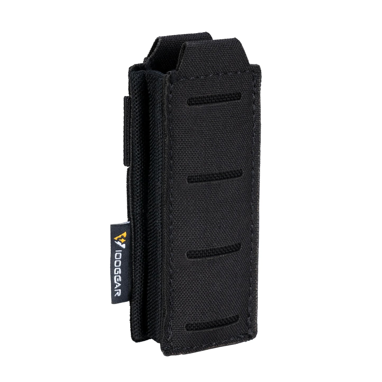 IDOGEAR Tactical Laser Cutting Magazine Carrier Pouch Waist Belt Single Mag Holster Single Magazine Pouch for 9mm Mags