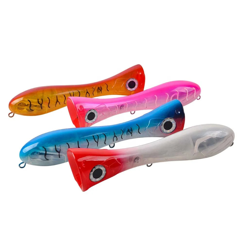 OEM Saltwater Hard Plastic Fishing Popper Bait Fishing Popper Lures Topwater  Trolling Fishing Lure