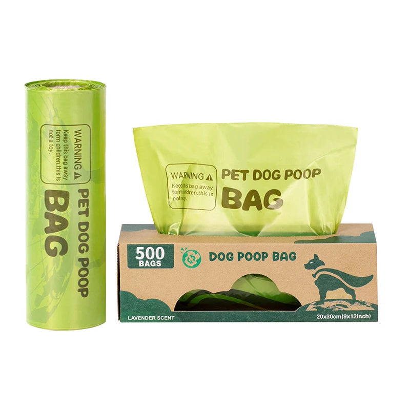 Premium Large Roll Pet Waste Disposal Bags New Design Environmentally Friendly Biodegradable Strong Dog Poop Waste Bag