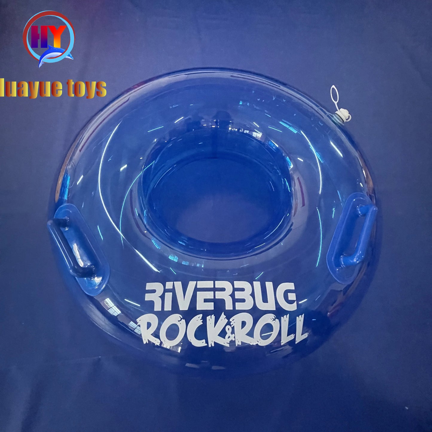 Water Park Commercial Fiber Glass Aqualand Safe Swim Ring Slide Inflatable Pool Floats Factory Supply Lazy River Single Tubes