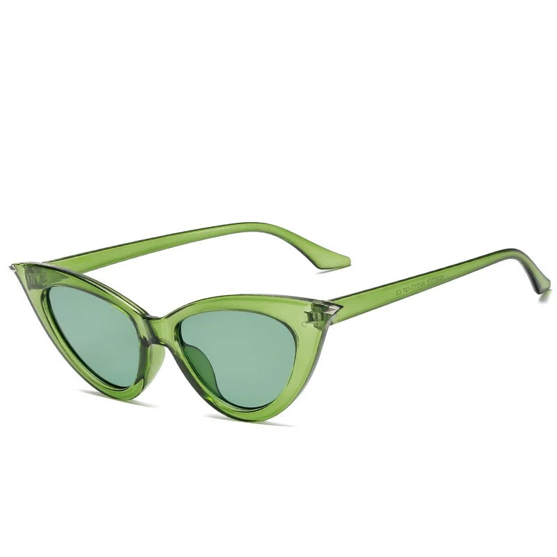 2024 New Fashion Unisex Cat Eye Sunglasses UV400 PC Frame with Acrylic Lenses Personalized Chic and Comfortable for Men Women